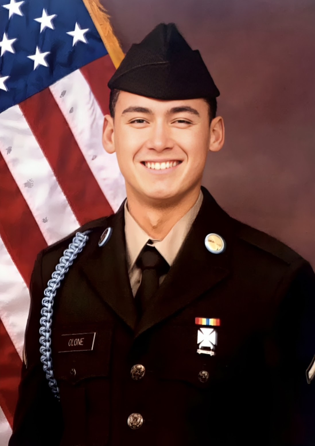 Stone & Sabre founder Tyler O'Lone in Army uniform